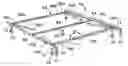 Fig. 01 - Bed frame & method of assembly