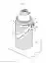 Fig. 02 - Device for storing a shaving razor or other implement with an associated container