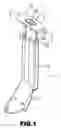 Fig. 02 - Internally pulling type lift device for chair armrest