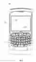 Fig. 07 - Ramped-key keyboard for a handheld mobile communication device