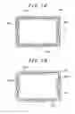 Fig. 02 - Display device with first and second elastic spacers extending in parallel on opposite surfaces of a display panel and having different hardness at corresponding locations