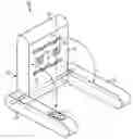 Fig. 01 - Foldable massaging bed rest