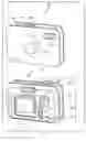 Fig. 01 - Image taking apparatus which forms an image of a subject on an imaging device to create image data representative of the subject