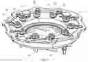 Fig. 08 - Variable-vane assembly having fixed axial-radial guides and fixed radial-only guides for unison ring