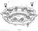 Fig. 09 - Variable-vane assembly having fixed axial-radial guides and fixed radial-only guides for unison ring