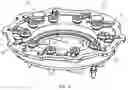 Fig. 10 - Variable-vane assembly having fixed axial-radial guides and fixed radial-only guides for unison ring