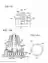 Fig. 11 - Scroll fluid machine having stationary and orbiting scrolls having a coupling mechanism to allow the orbiting scroll to orbit relative to the second scroll