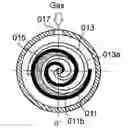 Fig. 01 - Scroll fluid machine having a coupling mechanism to allow relative orbiting movement of scrolls