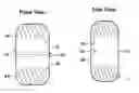 Fig. 01 - Pharmaceutical Tablets Having a Separation Mark Positioned on the Side of Said Tablets