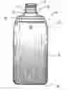 Fig. 01 - Blow molded polyester container with an over-molded thermoplastic layer