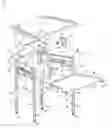 Fig. 01 - Variable Configuration Desk Having Worksurface Locking Feature