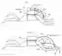 Fig. 02 - Propellerless scuba propulsion vehicle powered by compound piston motor joined to opposing water thrusters provides diver air without limiting dive time