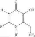 Fig. 22 - Fluorinated derivatives of deferiprone
