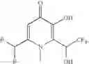 Fig. 44 - Fluorinated derivatives of deferiprone