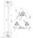 Fig. 03 - Methods of holding station and mooring and elevating support vessel