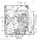 Fig. 01 - Optical disk device including buffer mechanism for buffering elastic deformation of the optical pickup side of a disk motor plate