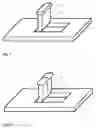 Fig. 05 - Mounting device having a metallic base plate with multiple hook-like projections obtained by stamping or laser cutting and bending