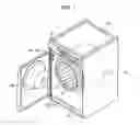Fig. 02 - Drum washing machine with supporting hinges