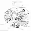Fig. 13 - Internal combustion engine comprising a variable valve drive