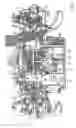 Fig. 02 - Internal combustion engine with pressure lubrication by the dry sump principle