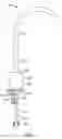 Fig. 02 - TOP MOUNTED FAUCET ASSEMBLY WITH AIR GAP