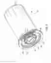 Fig. 08 - Filter element and filter assembly including locking mechanism