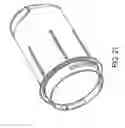 Fig. 17 - Filter element and filter assembly including locking mechanism