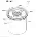 Fig. 55 - Filter element and filter assembly including locking mechanism
