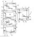 Fig. 01 - Corrugated cardboard box with open-work flaps and set of blanks for obtaining same