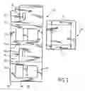 Fig. 03 - Corrugated cardboard box with open-work flaps and set of blanks for obtaining same