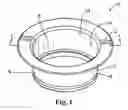 Fig. 02 - Decorative disposer flange and strainer assembly