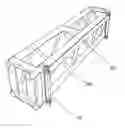 Fig. 01 - Pocketed drape pole truss hanger