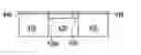 Fig. 01 - Formation of a masking layer on a dielectric region to facilitate formation of a capping layer on electrically conductive regions separated by the dielectric region