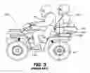 Fig. 04 - Flip-down footrest for an all-terrain vehicle