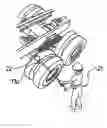 Fig. 01 - Pneumatic tire with transponder and indicator of transponder position