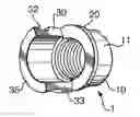 Fig. 01 - Low profile antenna insert nut
