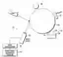 Fig. 01 - System for optically detecting and measuring release agent on a print drum in an ink jet printer