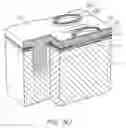 Fig. 19 - Nozzle assembly for a printhead arrangement with gutter formations to prevent nozzle contamination