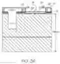 Fig. 23 - Nozzle assembly for a printhead arrangement with gutter formations to prevent nozzle contamination