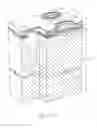 Fig. 24 - Inkjet printhead with two-part body structure containing heater elements