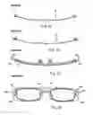 Fig. 13 - Hook components with nylon strings elasticity mechanism for eyeglasses