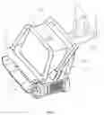 Fig. 03 - Vibrating plate comprising a remote control that is integrated into a draw bar