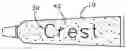 Fig. 01 - Multi-phase dentifrice with characters