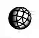 Fig. 03 - Golf ball having visually enhanced non-uniform thickness intermediate layer