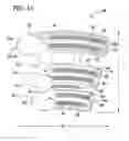 Fig. 13 - Method of making compression sleeve with structural support features