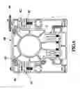 Fig. 07 - Lens adjusting mechanism capable of two-dimensional adjustment