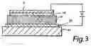 Fig. 03 - Light emissive device having electrode comprising a metal and a material which is codepositable with the metal