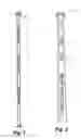 Fig. 02 - Tube-like advertising device that is fixed between two structural members and includes a clear outer member