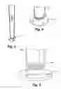 Fig. 03 - Tube-like advertising device that is fixed between two structural members and includes a clear outer member