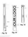 Fig. 06 - Tube-like advertising device that is fixed between two structural members and includes a clear outer member